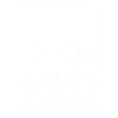 AAHA Accredited White Logo